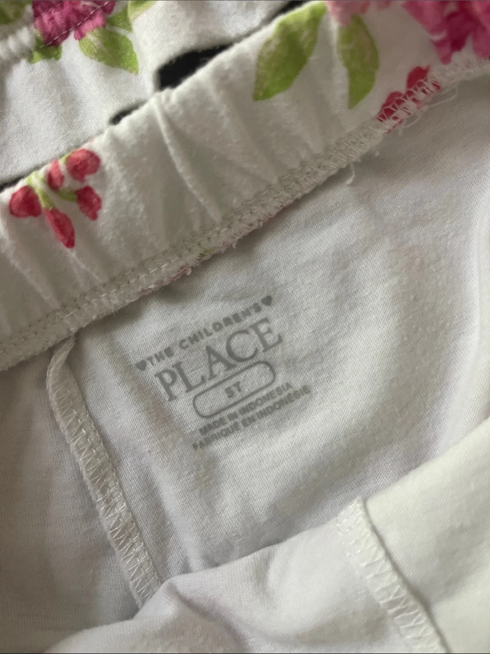 The Children's Place White Tank & Skort Set with Pink Floral Print